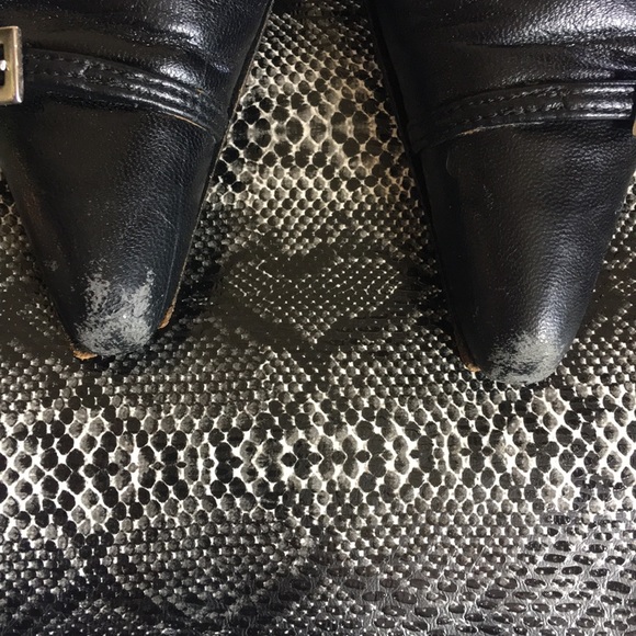 Beverly Feldman studded/buckle/zip heeled mules - Picture 7 of 7